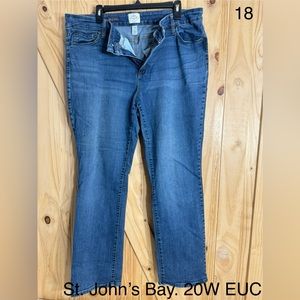 St. John’s Bay size 20W Jeans Straight Leg